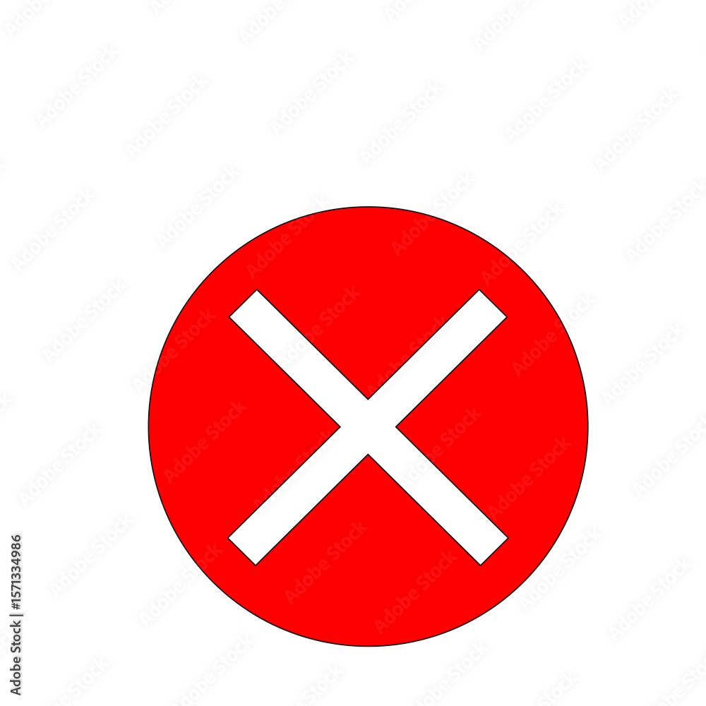 Fototapeta premium バツ