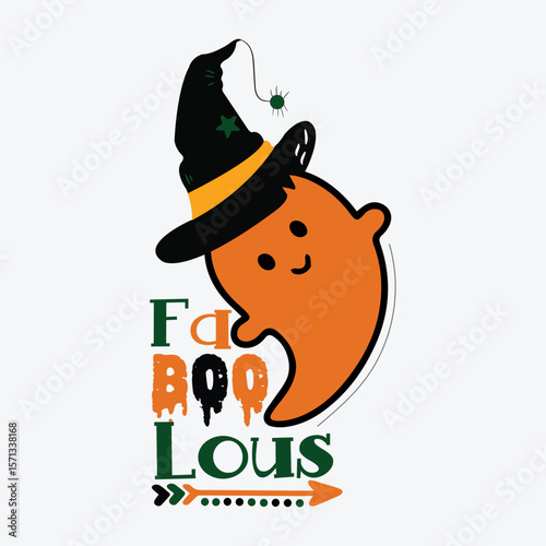 Halloween Fa Boo Lous Vector Design, Spooky Fa Boo Lous Graphic Design, Cute Fa Boo Lous Clipart, Halloween Fa Boo Lous T-Shirt Design, Fa Boo Lous Holiday Vector Graphic, Boo-tiful Halloween Svg