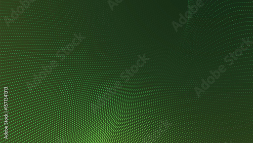 Green forest gradient with halftone pattern background for modern nature inspired digital and graphic design