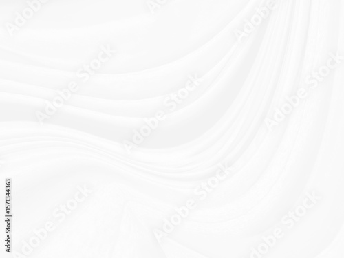 soft white fabric abstract curve multi lines shape decorative background. Beauty design gray textured