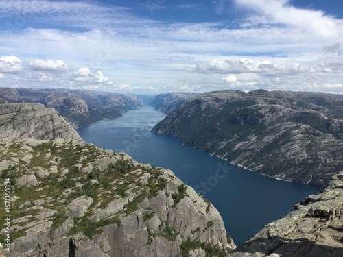 The Pulpit Rock hiking in Norway