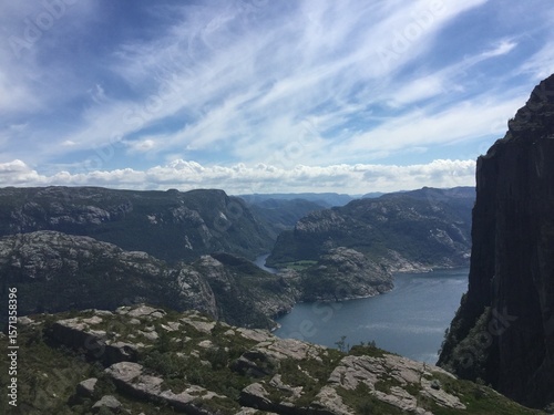 The Pulpit Rock hiking in Norway