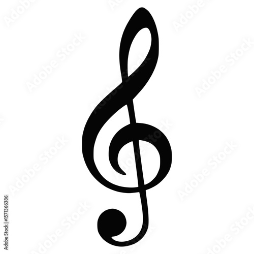 Treble Clef Symbol Icon