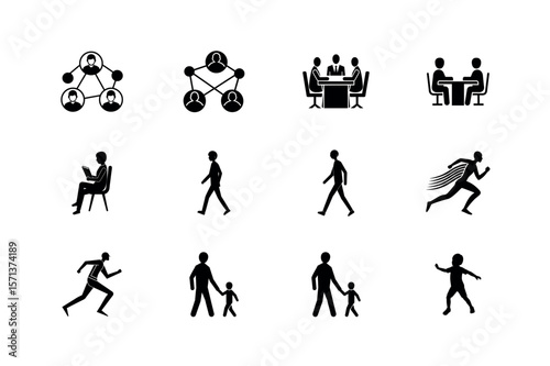 people icon set