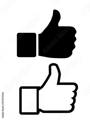 thumb up like symbol