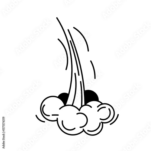 vector doodle bomb effect