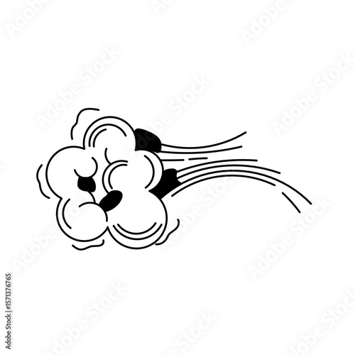 vector doodle bomb effect