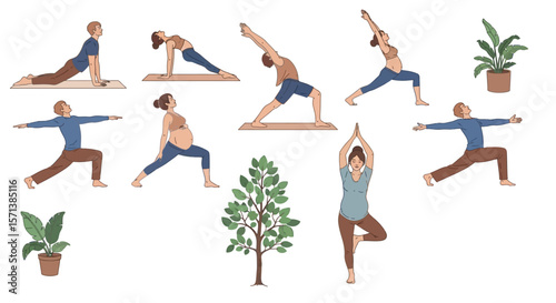 Yoga poses for beginners and advanced practitioners yoga for pregnancy poses