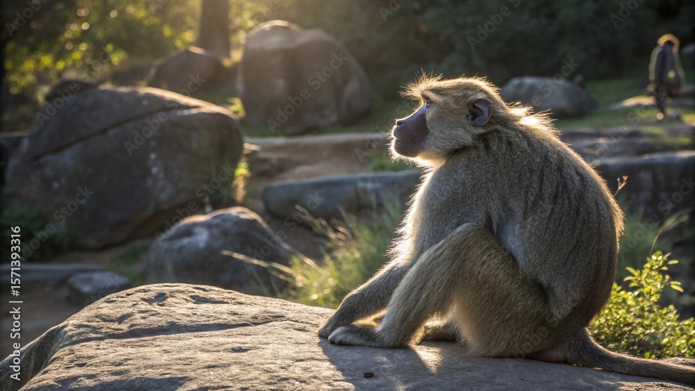 Obraz premium Monkey, sharp and realistic, Photo, Natural light