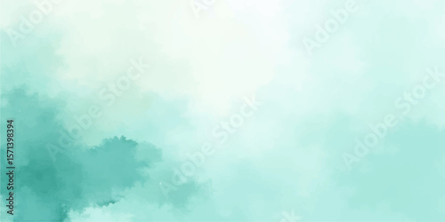 Abstract watercolour sky texture, a beautiful blue grunge cloudscape with bright sunlight