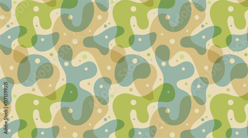 seamless background with green leaves