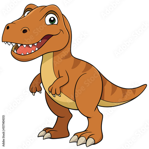 Tyrannosaurus Rex, Brown body dinosaur, Jurassic carnivore