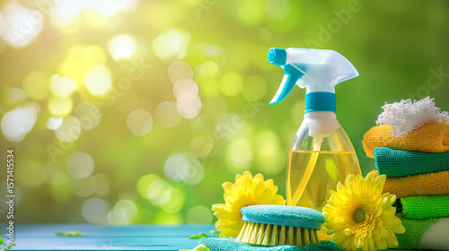 The concept of cleaning service.