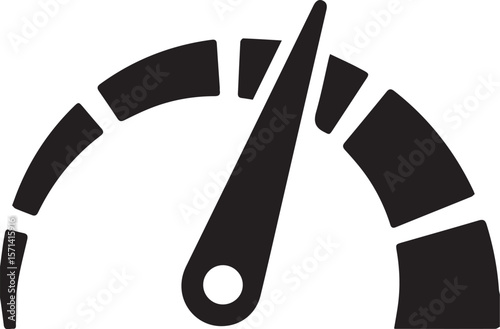 Print Speedometer Dial Indicator Icon