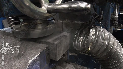 Close-Up: CNC Machining Graphite with Dust Extraction System Aspiration