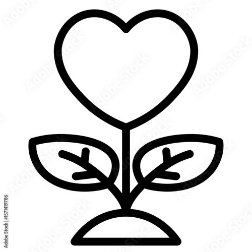 Innvest love, life, heartbeat, caring, passion, healthcare, like, charity  icon in vector illustration