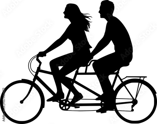 Couple Tandem Ride
