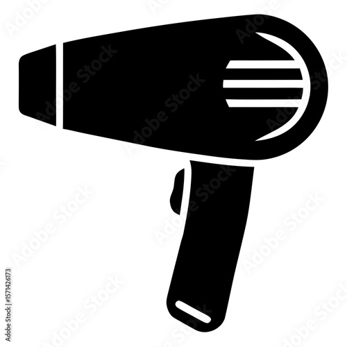 Heat gun or hair dryer icon
