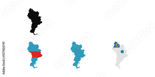 Comprehensive icon set designed for Argentina maps featuring a variety of symbols and representations suitable for illustrating diverse data points and geographical information in different