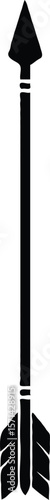 Abstract Black Arrow Graphic Upward Pointing Vector Illustration