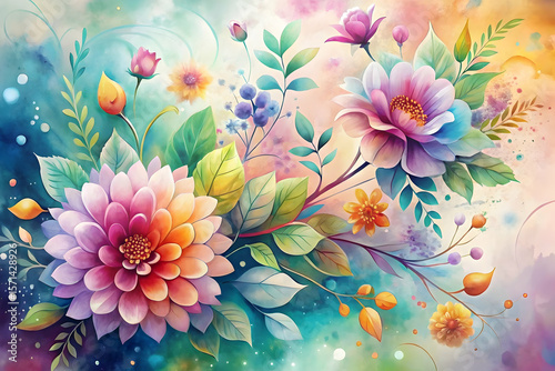 abstract floral background