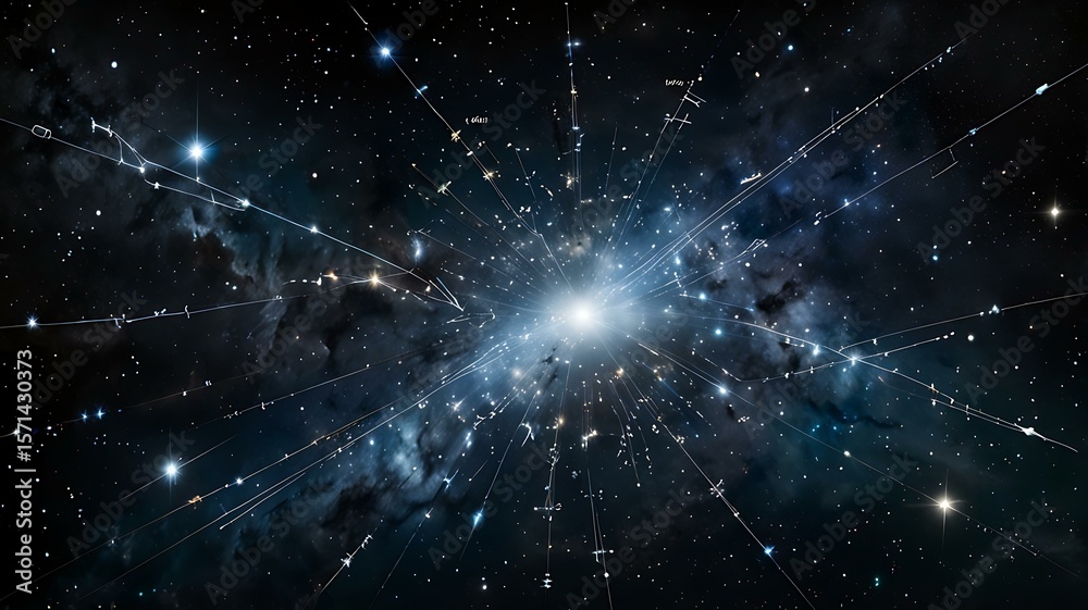 Fototapeta premium The ancient origins of constellations, imbued with cosmic energy.