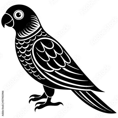 vector illustration of a bird