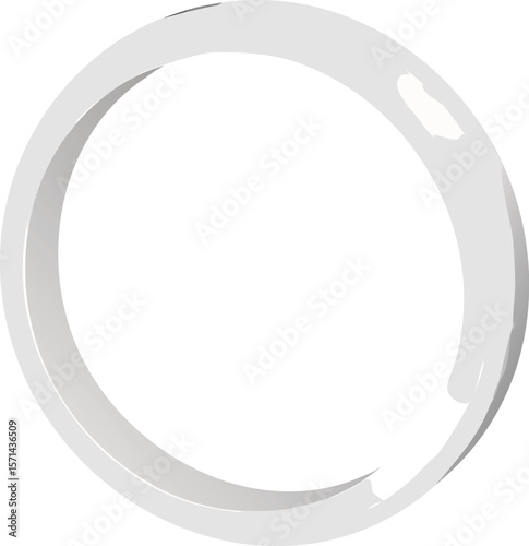 A simple yet elegant silver ring with a subtle brushed texture, perfect for timeless jewelry.