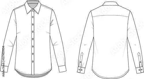 Technical flat sketch of a women's draped asymmetrical skirt featuring an elasticated waistband and flowing silhouette, perfect for a modern, relaxed style.