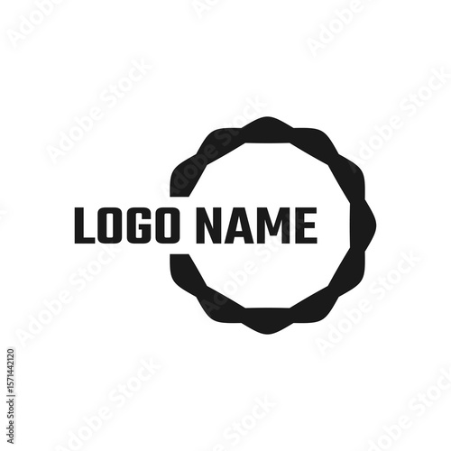 generic circle logo design, editable icon, generic icon for your company