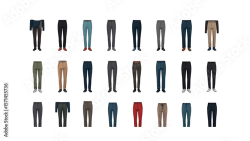 a set of trousers