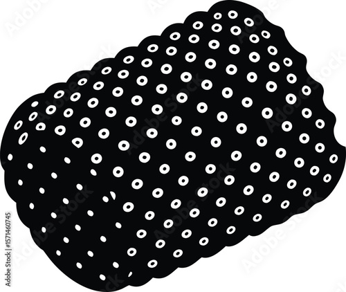 bubble wrap on white background.eps