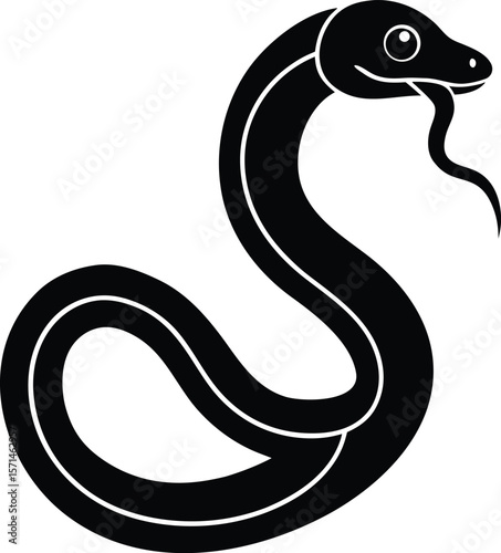 drain snake on white background.eps