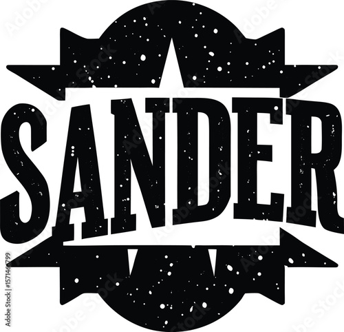 sander on white background.eps