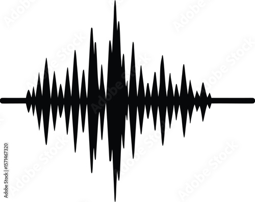 seismograph on white background.eps