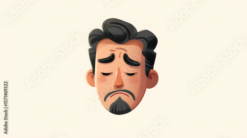 animated crying expression