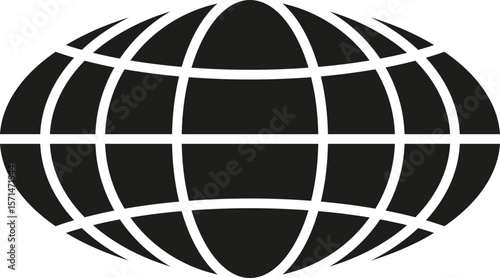 Black abstract shape. SVG. vector negro. creativo.