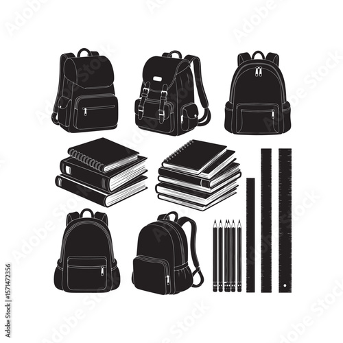 Backpacks, Books, and School Supplies Essential Items for Students