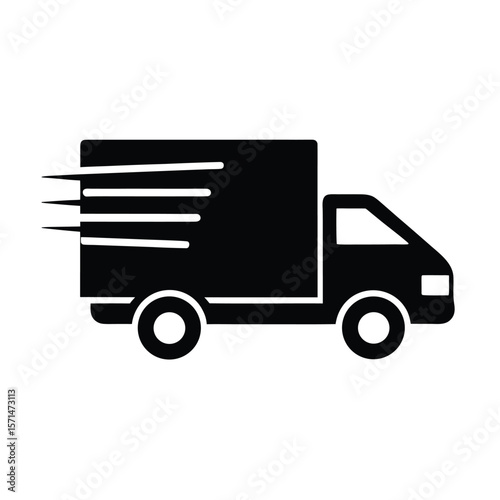 Delivery Truck Icon Vector Illustration
