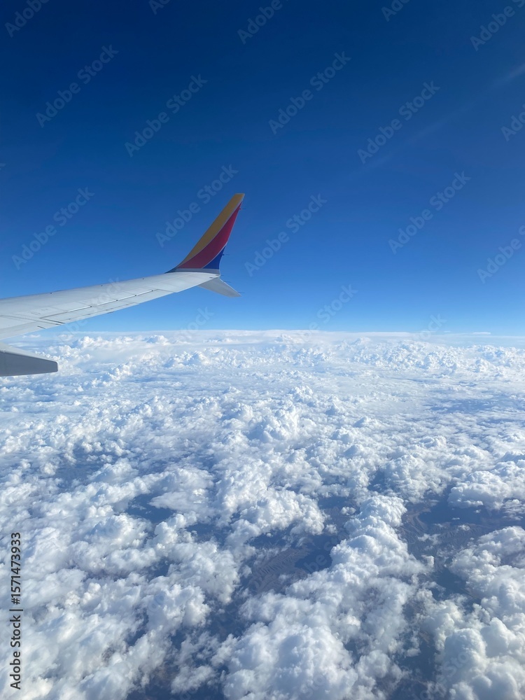 Fototapeta premium wing of airplane