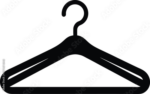 clothes hanger on white background.eps