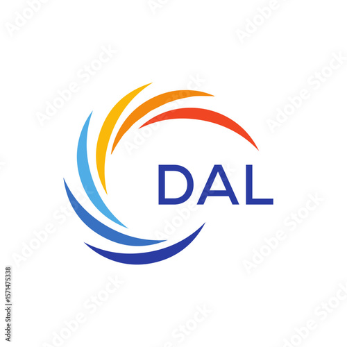 DAL Letter Initial Logo Design Template Vector Illustration 