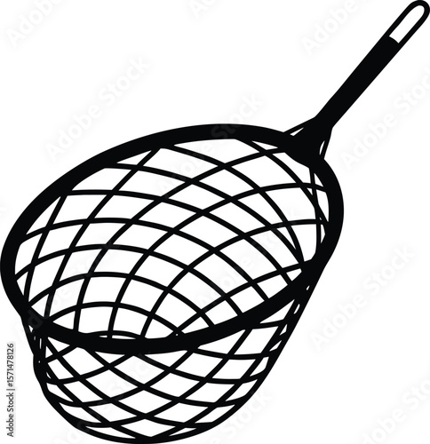 fishing net on white background.eps