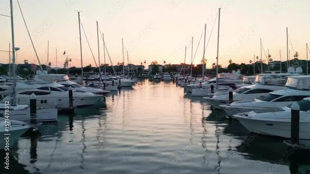 Golden Docks – A Sunset at the Edge of Elegance Golden Docks – A Sunset at the Edge of Elegance