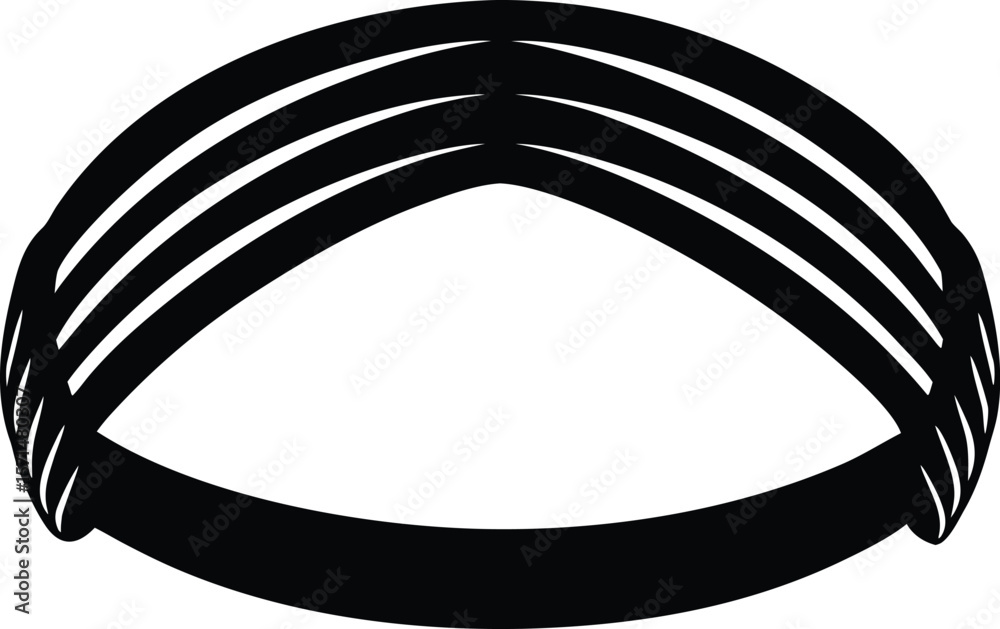 Obraz premium headband on white background.eps