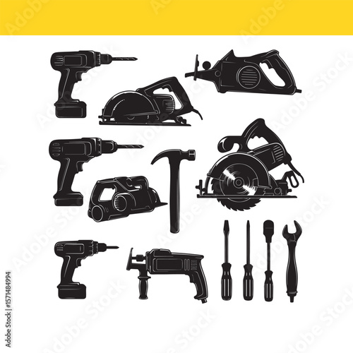 Essential Power Tools Collection Drills, Saws, and More for DIY Projects