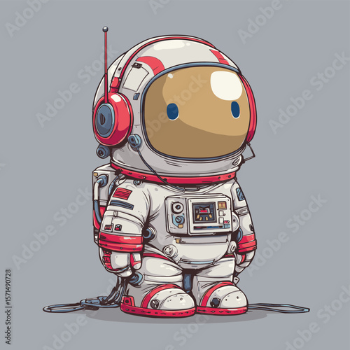 Vector Astronaut Illustration