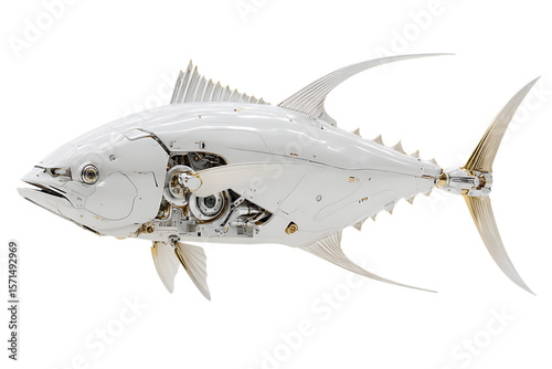 Mechanical Tuna Fish Sculpture