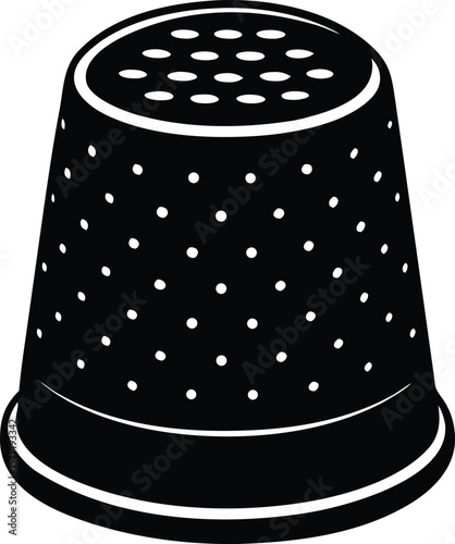 thimble on white background.eps
