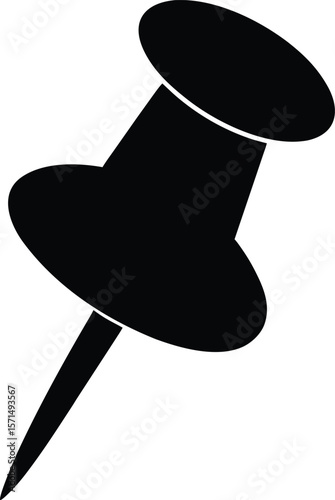 thumbtack on white background.eps